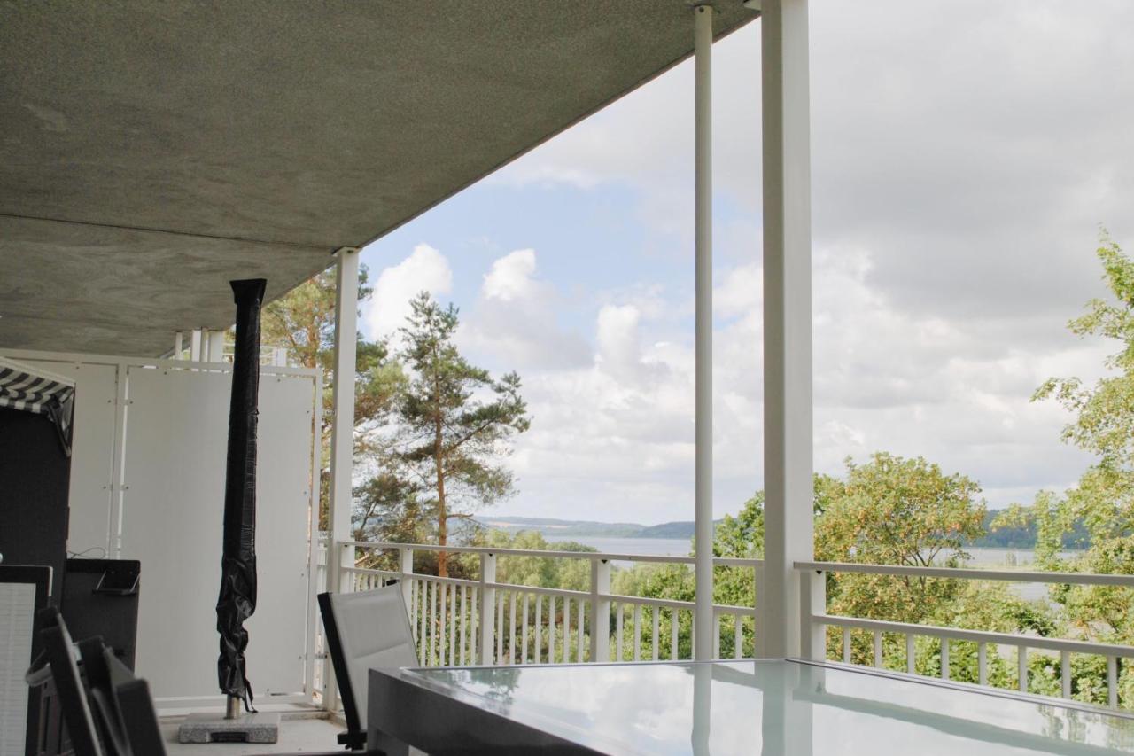 Ferienresidenz Zwei Bodden Fewo2-8 - Balkon, Sauna, Kamin Lietzow Kültér fotó